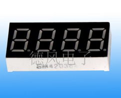 0.36英寸四位高亮數碼管 點亮未來的泛光顯示技術