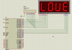 基于52單片機的數碼管動態顯示“LOVE”設計與工礦燈具應用