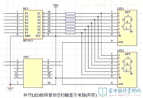 12款LED數碼管顯示驅動電路圖在工礦燈具中的應用解析